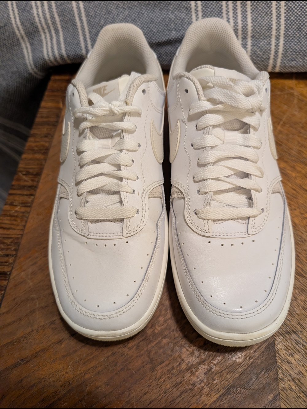 Nike Women's White Low-Top Leather Sneakers